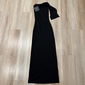 Khy sueded stretch knotted maxi